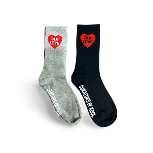 Blk Love Socks